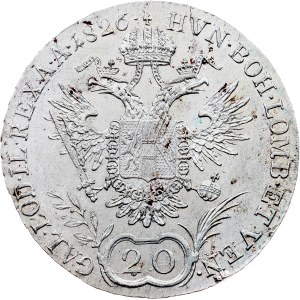 Franz I. (II.), 20 Kreuzer 1826, E, Karlsburg