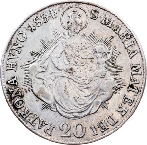 Franz I. (II.), 20 Kreuzer 1834, B, Kremnitz