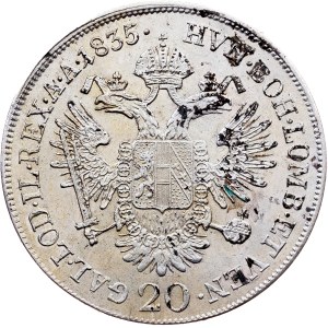 Franz I. (II.), 20 Kreuzer 1835, A, Vienna