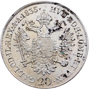 Franz I. (II.), 20 Kreuzer 1835, A, Vienna