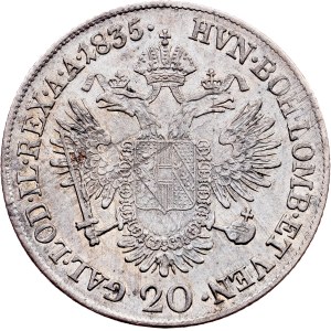 Franz I. (II.), 20 Kreuzer 1835, E, Karlsburg
