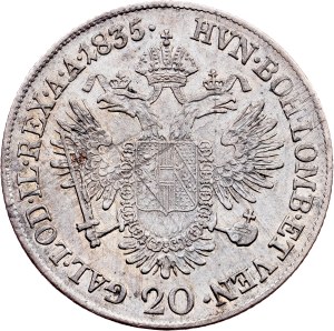 Franz I. (II.), 20 Kreuzer 1835, E, Karlsburg