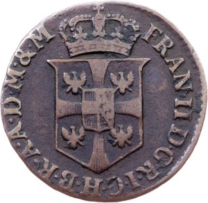 Franz I. (II.), 1/2 Soldo di Mantova 1793, Milan