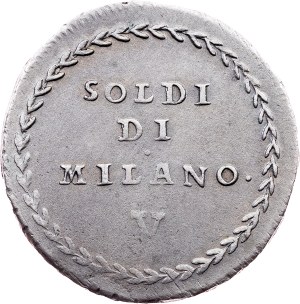 Franz I. (II.), 5 Soldi di Milano Anno VII (1799)