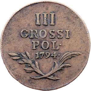 Franz I. (II.), 3 Grossi 1794, Vienna