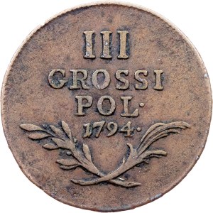 Franz I. (II.), 3 Grossi 1794, Vienna