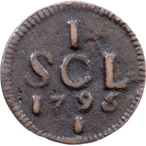 Franz I. (II.), 1 Sol 1795, Luxembourg