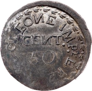 Franz I. (II.), 50 Centesimi 1814, Palmanova