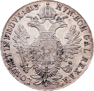 Franz I. (II.), 1/2 Thaler 1813, A, Vienna