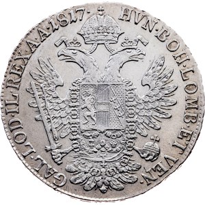 Franz I. (II.), 1/2 Thaler 1817, A, Vienna