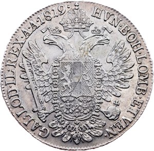 Franz I. (II.), 1/2 Thaler 1819, A, Vienna