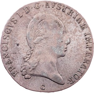 Franz I. (II.), 1/2 Thaler 1823, C, Prague