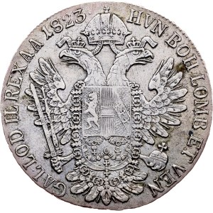 Franz I. (II.), 1/2 Thaler 1823, C, Prague