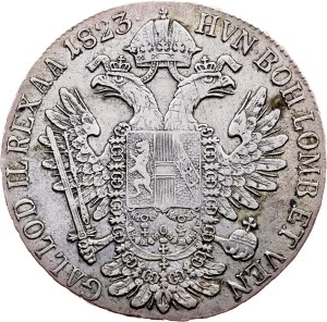 Franz I. (II.), 1/2 Thaler 1823, C, Prague