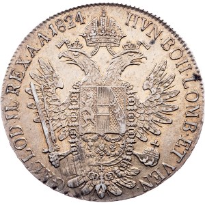 Franz I. (II.), 1/2 Thaler 1824, C, Prague