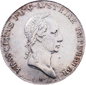 Franz I. (II.), 1/2 Thaler 1825, B, Kremnitz