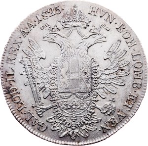 Franz I. (II.), 1/2 Thaler 1825, B, Kremnitz