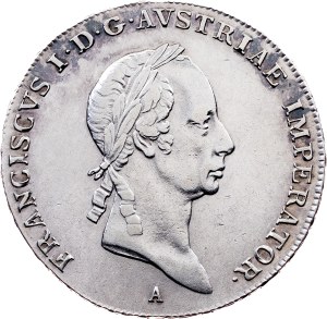 Franz I. (II.), 1/2 Thaler 1826, A, Vienna