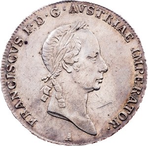 Franz I. (II.), 1/2 Thaler 1829, A, Vienna