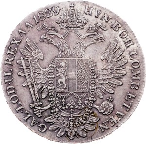 Franz I. (II.), 1/2 Thaler 1829, A, Vienna