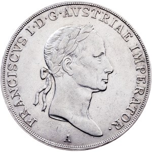 Franz I. (II.), 1/2 Thaler 1835, A, Vienna