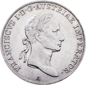 Franz I. (II.), 1/2 Thaler 1835, A, Vienna