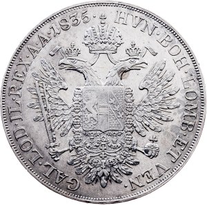 Franz I. (II.), 1/2 Thaler 1835, A, Vienna