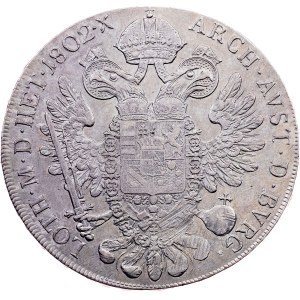 Franz I. (II.), 1 Thaler 1802, A, Vienna