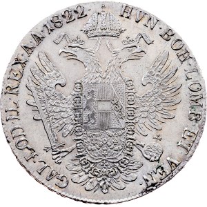 Franz I. (II.), 1 Thaler 1822, E, Karlsburg