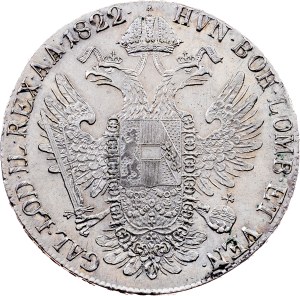 Franz I. (II.), 1 Thaler 1822, E, Karlsburg