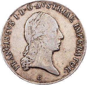 Franz I. (II.), 1 Thaler 1823, C, Prague