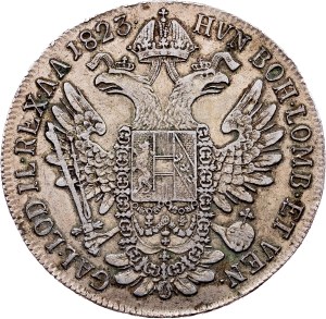 Franz I. (II.), 1 Thaler 1823, C, Prague