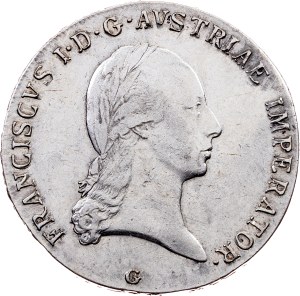 Franz I. (II.), 1 Thaler 1824, G, Nagybánya