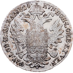Franz I. (II.), 1 Thaler 1824, G, Nagybánya