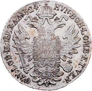 Franz I. (II.), 1 Thaler 1824, G, Nagybánya
