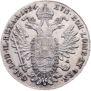 Franz I. (II.), 1 Thaler 1826, B, Kremnitz
