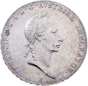 Franz I. (II.), 1 Thaler 1829, A, Vienna