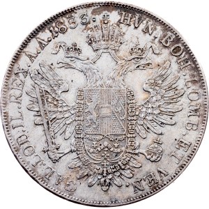 Franz I. (II.), 1 Thaler 1833, A, Vienna