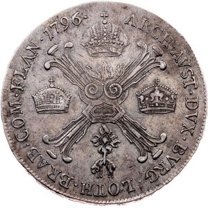 Franz I. (II.), 1/2 Kronenthaler 1796, A, Vienna