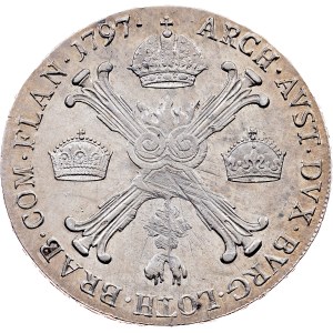 Franz I. (II.), 1/2 Kronenthaler 1797, C, Prague
