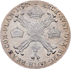 Franz I. (II.), 1/2 Kronenthaler 1797, C, Prague