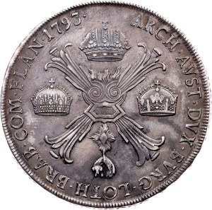 Franz I. (II.), 1 Kronenthaler 1793, M, Milan