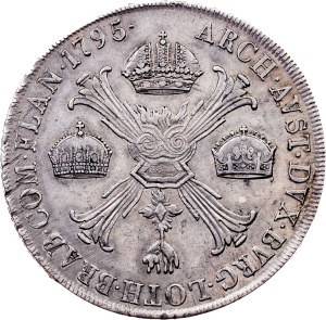 Franz I. (II.), 1 Kronenthaler 1795, M, Milan