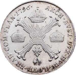 Franz I. (II.), 1 Kronenthaler 1796, A, Vienna