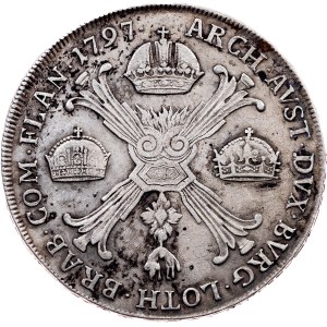 Franz I. (II.), 1 Kronenthaler 1797, H, Günzburg