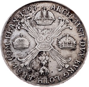 Franz I. (II.), 1 Kronenthaler 1797, H, Günzburg