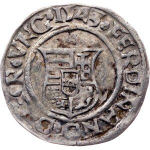 Ferdinand I., Denar 1543, KB, Kremnitz