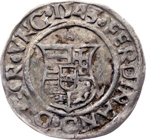 Ferdinand I., Denar 1543, KB, Kremnitz