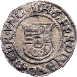 Ferdinand I., Denar 1546, KB, Kremnitz