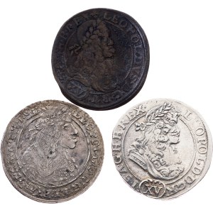 Leopold I., 15 Kreuzer 16xx, 1664, 1691